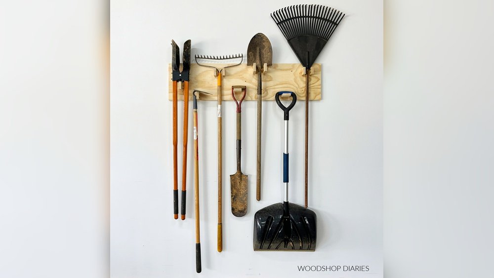 How to Build a Garden Tool Rack